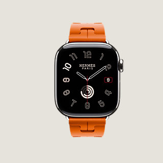 1659 Apple Watch エルメス　エベンヌ　バックル　HERMES 即決 ほぼ未使用 Apple Watch HERMES 46mm 45mm バレニア